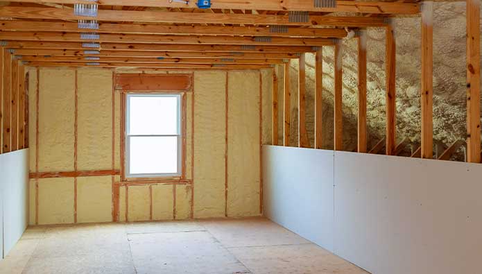 Insulation for new construction in New York
